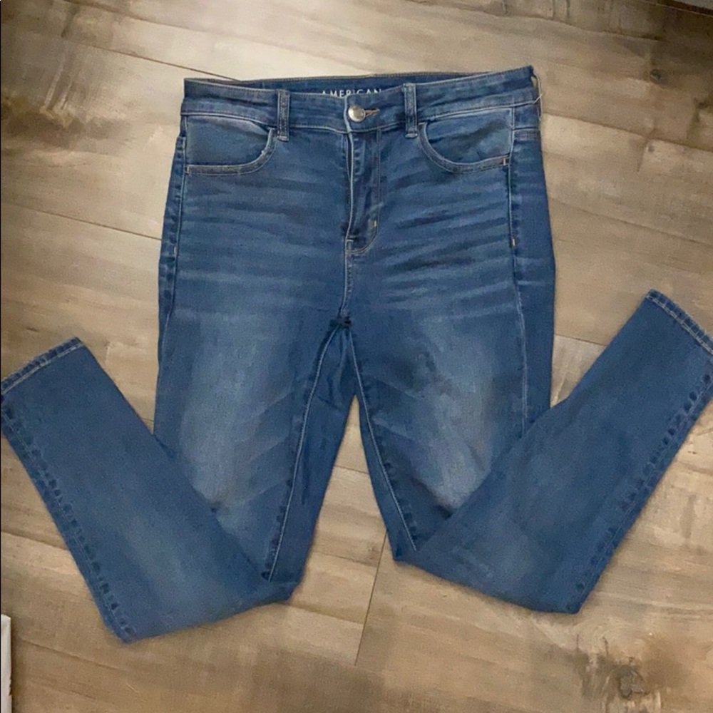 AMERICAN EAGLE: Ne(x)t Level Hi-Rise Stretch Jeans